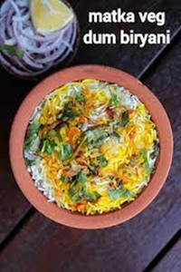 Veg Dum Matka Biryani