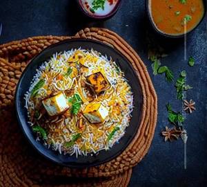 Paneer biryani
