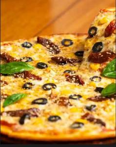 Sesame Veg Pizza 
