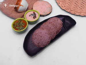 Raggi Idli Chutney Sambar [3 Pcs]