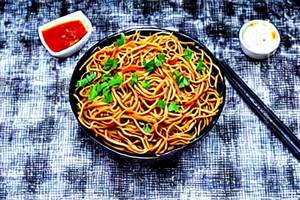Veg Chilli Garlic Noodles