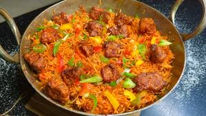 Fish Schezwan Fried Rice