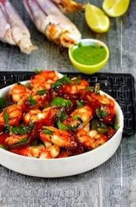 Chilly Garlic Prawns