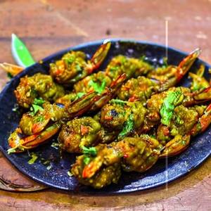 Gongura prawns fry