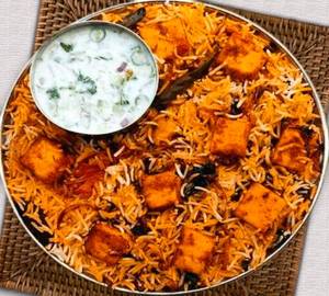 Hyderabadi paneer biryani