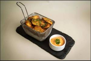 Potato Wedges With Garlic Herbs