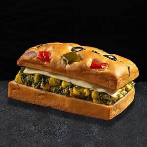 Spinach And Corn Sandwich