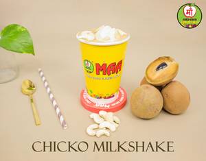 Chikoo Kaju With Ice Cream Milkshake [300 ml]