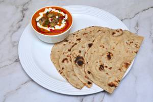 Mushroom Do Pyaza + 1 Butter Naan