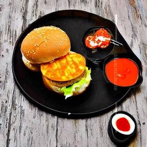 Cheese Egg Paneer Burger