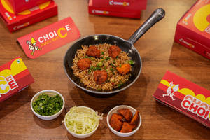 Fried Rice With Machurian Dry