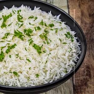Plain rice