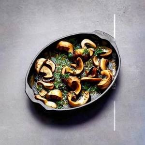 Mushroom Burnt Garlic