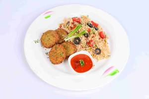Falafel With Veg Pilaf