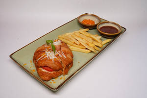 Basil Pesto Croissant Sandwich