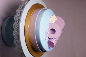 Blue Berry Family Cake
