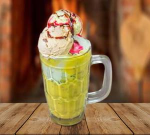 Badam milk with ice cream