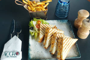 Thyme And Garlic Confit Chicken Sandwich