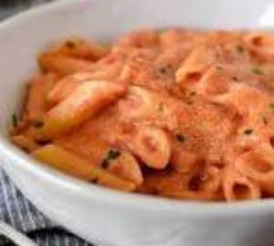 Pink pasta