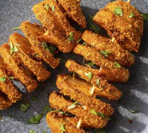 Chilli garlic potato spiral