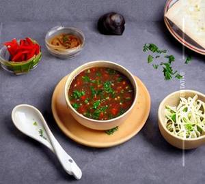 Veg Burnt Garlic Soup