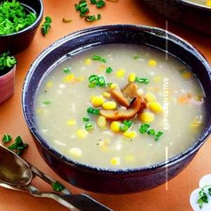 Sweet Corn Mushroom Soup