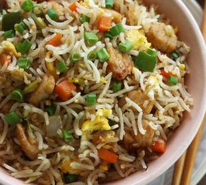 Double egg chicken fried rice