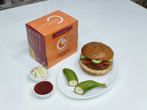 Banana Patty Gourmet Burger (j)