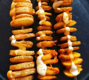 Spicy potato spiral