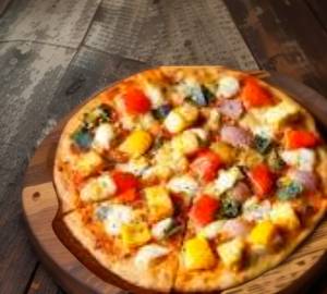 Veggie paneer pizza