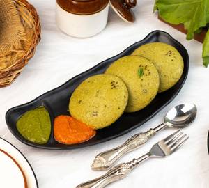 Palak Idli (3 Pcs)