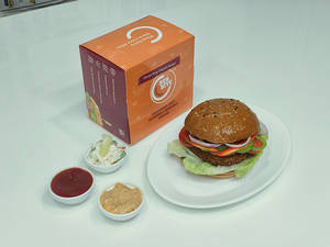 Cheese Ring Chipotle Gourmet Burger