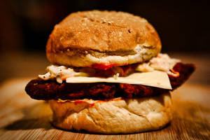 Louisiana Fried Paneer Burger