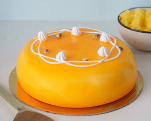Mango Ice Cream Cake