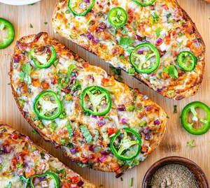 Open Cheese Chilly Toast