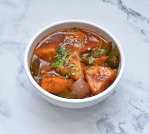 Chilli Paneer Gravy 8 Pcs