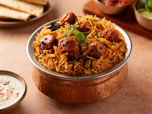 Mushroom Tikka Biryani