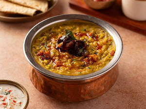 Dal Khichadi With Tadka