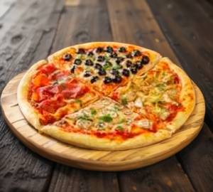 Four in 1 pizza [medium]