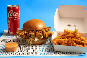 Classic Chicken Burger + Peri Peri Fries + Coke