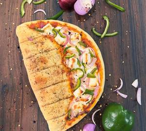 Panner,Onion,Capsicum Pizza Garlic Bread