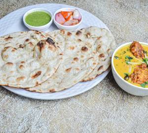 Mini Kadhi Pakora + 3 Roti