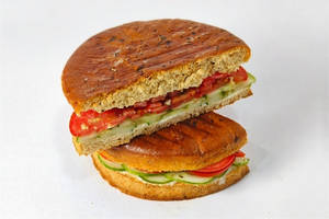 Cucumber -tomato Cream Cheese Sandwich