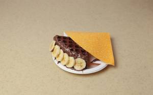 Nutella And Banana Waffle