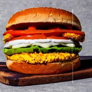 Veg Cheese Paneer Burger