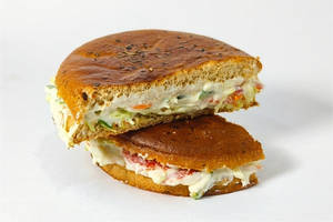 Grilled Veg. Coleslaw Sandwich