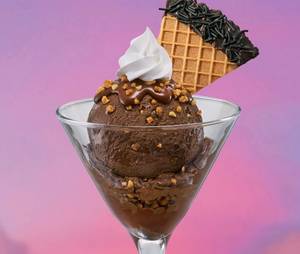 Chocolate & Roasted Hazelnut Gelato Sundae