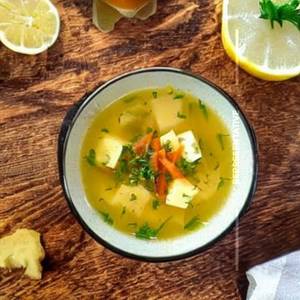 Lemon Corender Soup