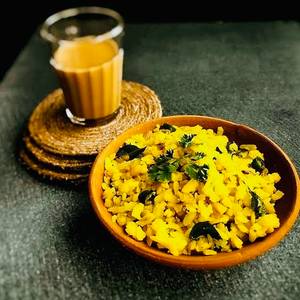Chai with Poha Combo Breakfast Meal