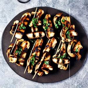 Grilled Mushrooms in Toast